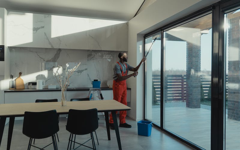 Professional window cleaning service